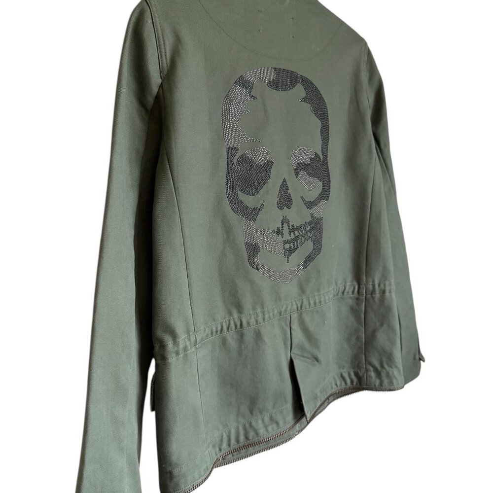 Zadig & Voltaire Jacket military jacket with a skull design S - Picture 3 of 7
